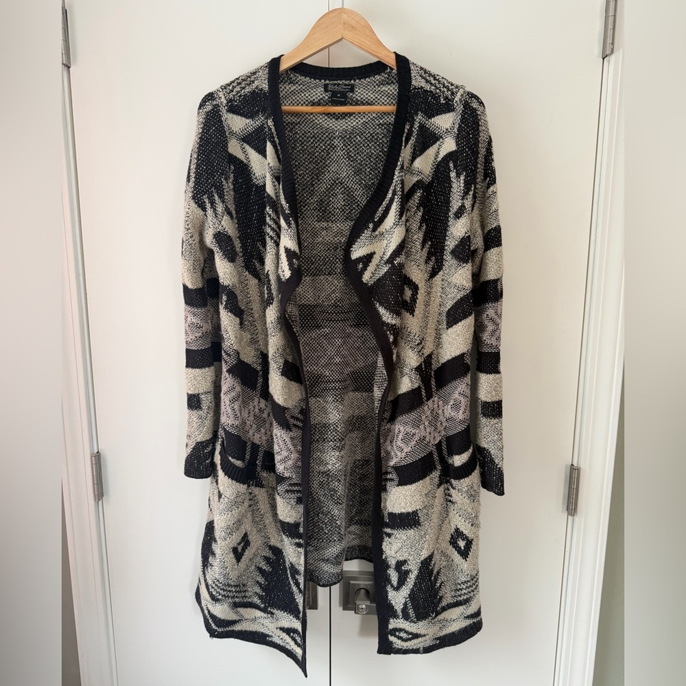 Warm Cotton Blend Aztec Pattern Lucky Brand Sweater